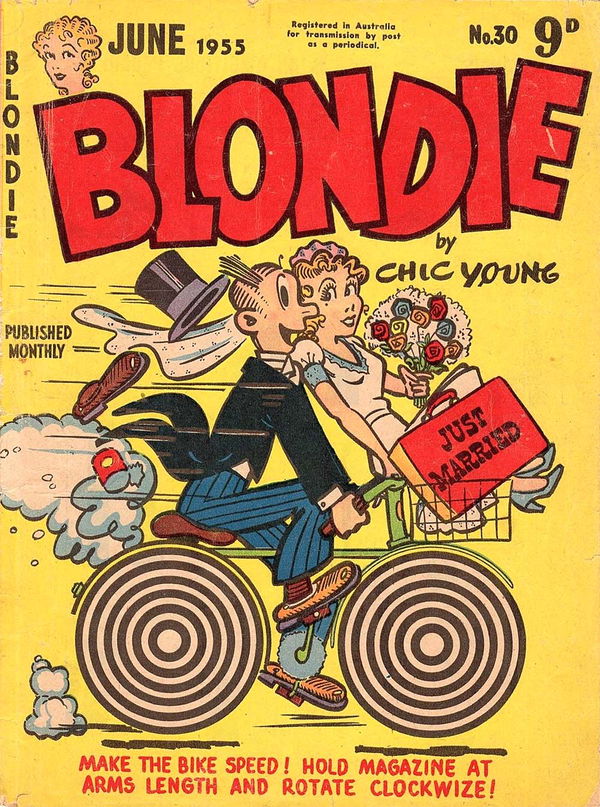 Blondie (ANL, 1953 series) #30 June 1955