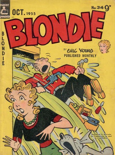 Blondie (ANL, 1953 series) #34 October 1955