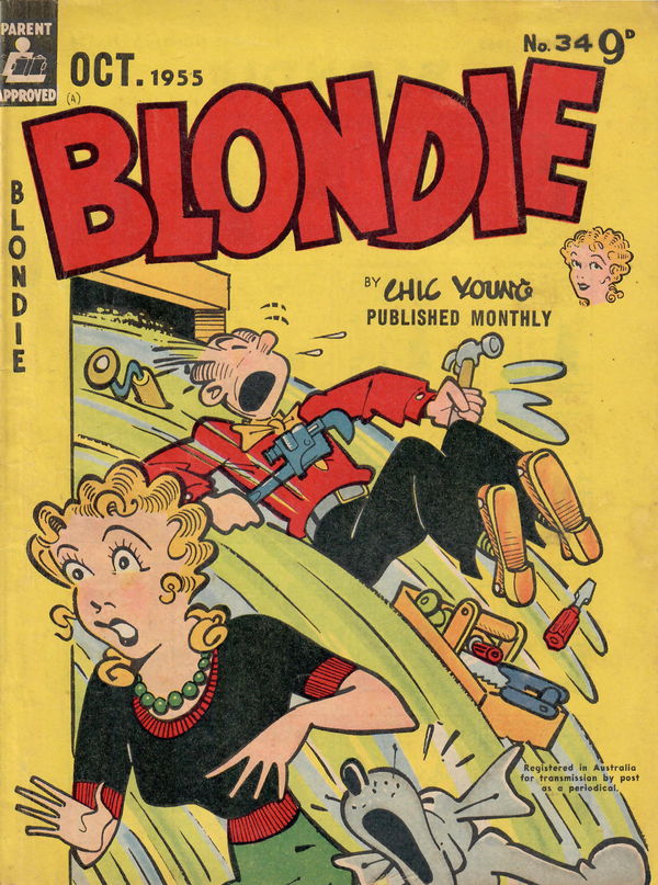 Blondie (ANL, 1953 series) #34 (October 1955)