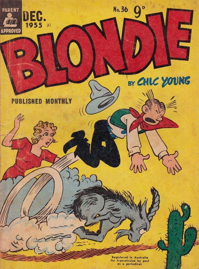 Blondie (ANL, 1953 series) #36 December 1955