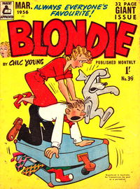 Blondie (ANL, 1953 series) #39 — Blondie Monthly March 1956