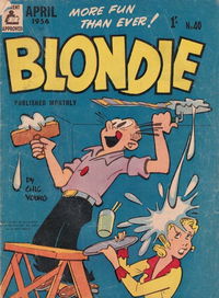 Blondie (ANL, 1953 series) #40 April 1956