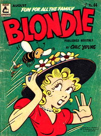 Blondie (ANL, 1953 series) #44 — Blondie Monthly August 1956