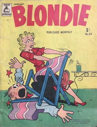 Blondie (ANL, 1953 series) #49 January 1957