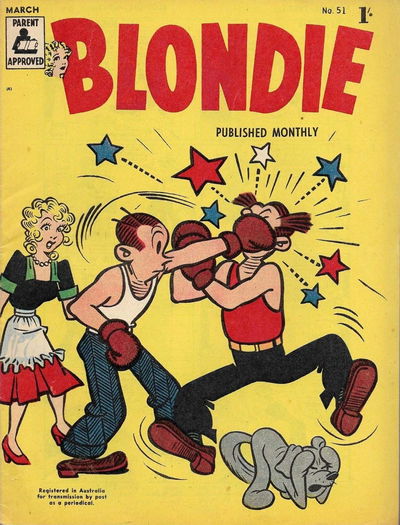 Blondie (ANL, 1953 series) #51 March 1957