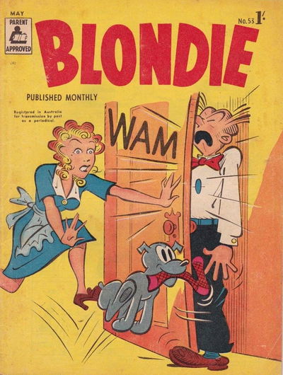 Blondie (ANL, 1953 series) #53 — Blondie Monthly May 1957