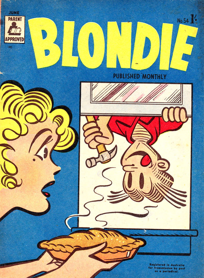 Blondie (ANL, 1953 series) #54 — Blondie Monthly (June 1957)