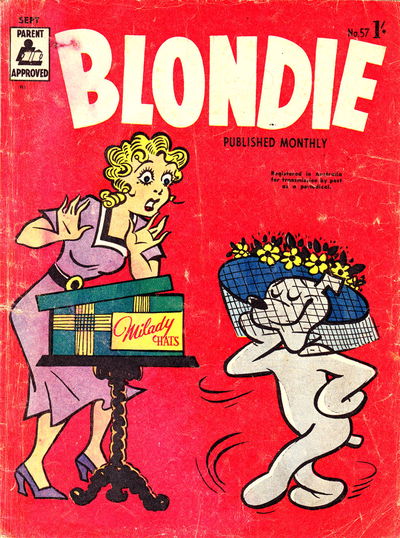 Blondie (ANL, 1953 series) #57 September 1957