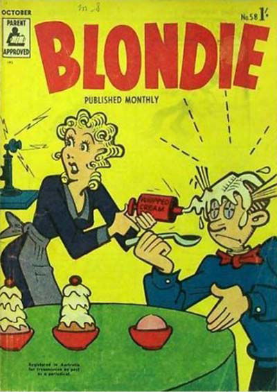 Blondie (ANL, 1953 series) #58 (October 1957)