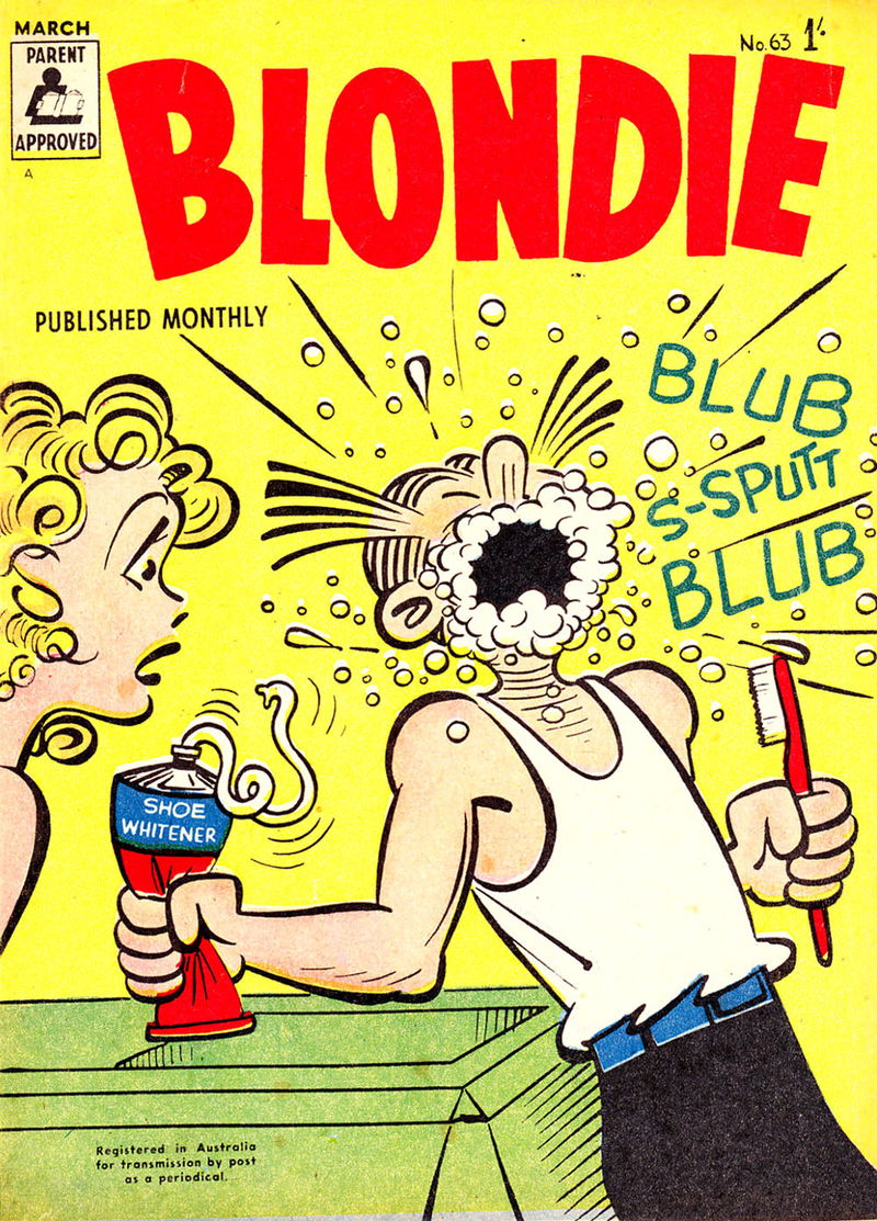 Blondie (ANL, 1953 series) #63 — Blondie Monthy (March 1958)