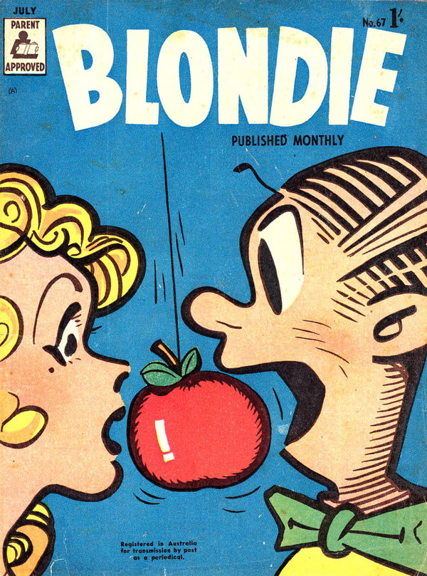 Blondie (ANL, 1953 series) #67 (July 1958) —Blondie Monthly