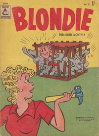 Blondie (ANL, 1953 series) #71 November 1958