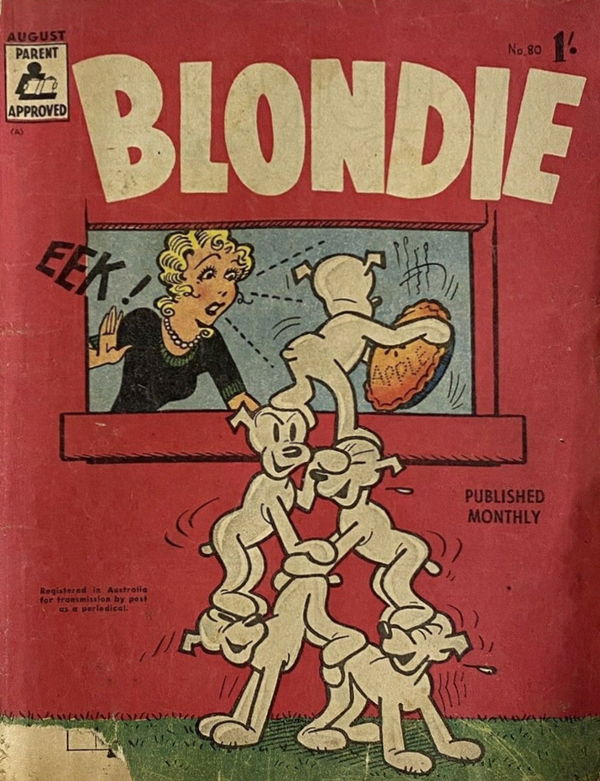 Blondie (ANL, 1953 series) #80 (August 1959)