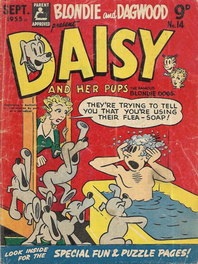 Blondie and Dagwood Present Daisy and Her Pups  #14 (September 1955)