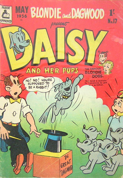 Blondie and Dagwood Present Daisy and Her Pups  #17 (May 1956)