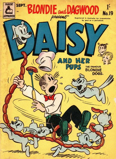 Blondie and Dagwood Present Daisy and Her Pups  #19 (September 1956)
