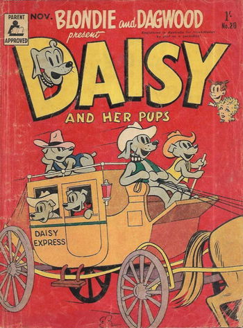 Blondie and Dagwood Present Daisy and Her Pups (ANL, 1953 series) #20 (November 1956)