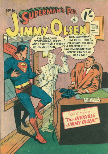 The Invisible Jimmy Olsen!