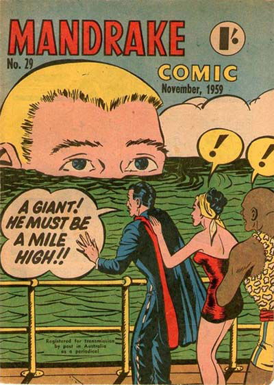 Mandrake Comic (Shakespeare Head, 1955 series) #29 (November 1959)