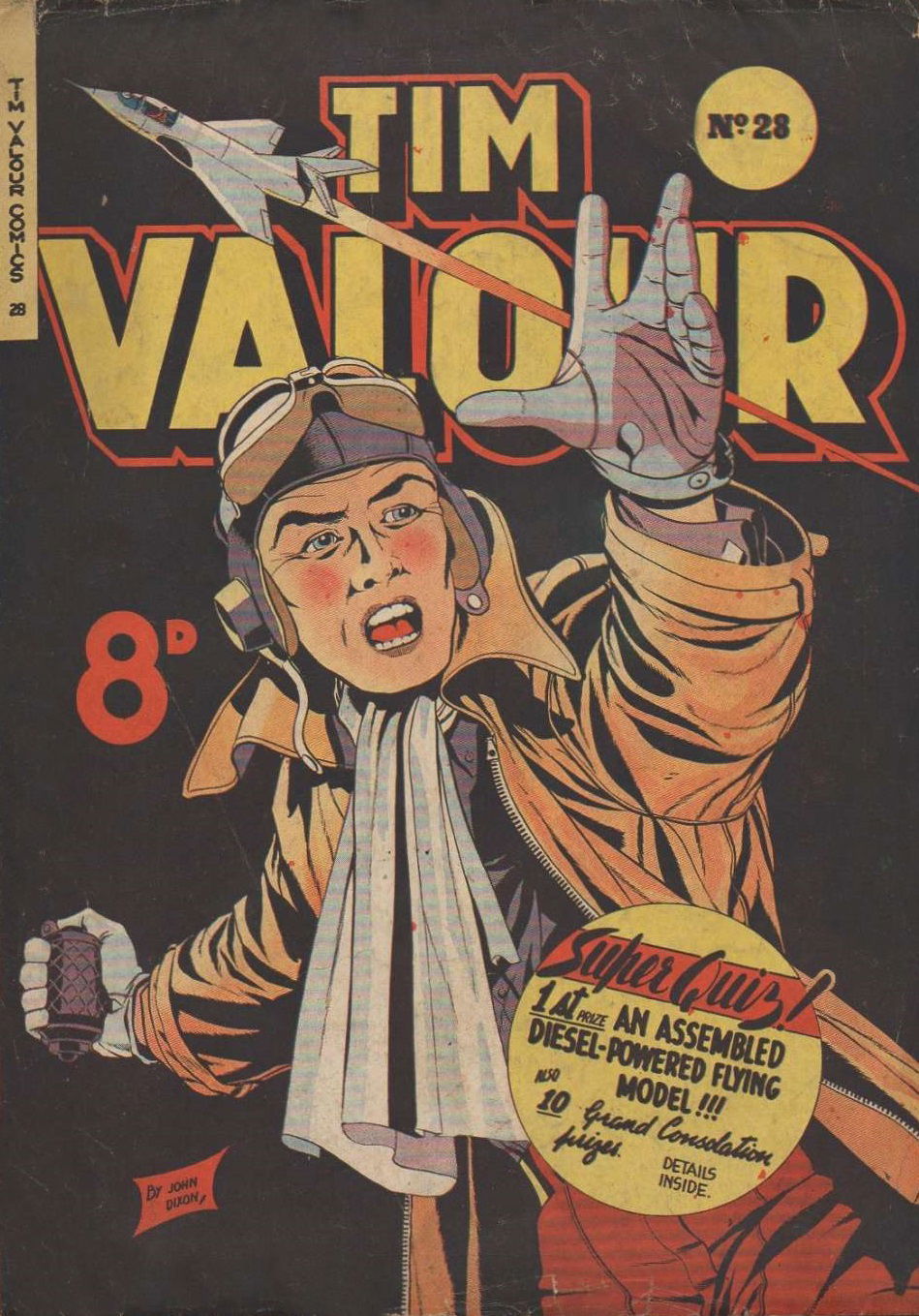 Tim Valour Comic (Edwards, 1948 series) #28 ([August 1951?])