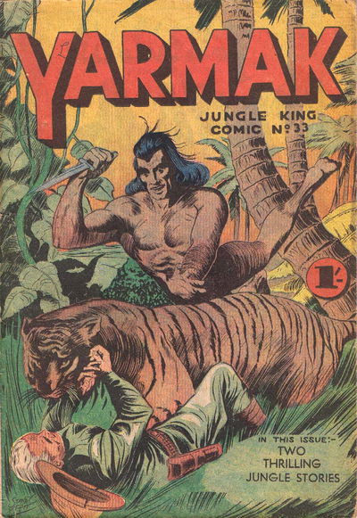 Yarmak Jungle King Comic (Youngs, 1949 series) #33 [July 1952?]