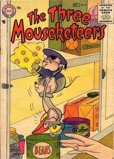 The Three Mouseketeers (DC, 1956 series) #5 (November-December 1956)