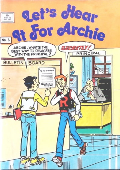 Let's Hear it for Archie  #6 ([August 1986?])