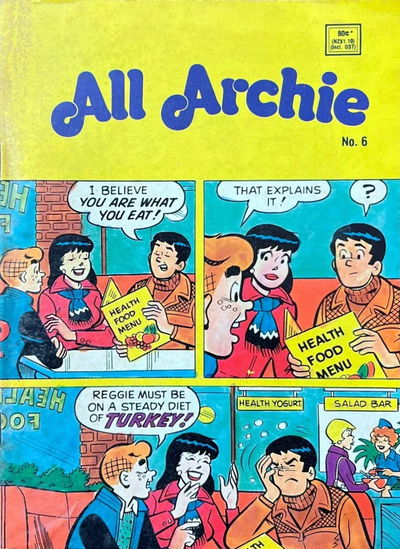 All Archie (Yaffa Publishing, 1984? series) #6 [October 1986]