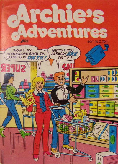 Archie's Adventures (Yaffa/Page, 1980? series) #1 1980