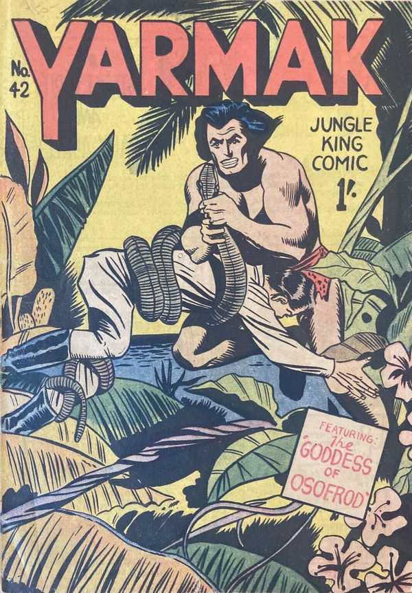 Yarmak Jungle King Comic (Youngs, 1949 series) #42 [April 1953?]