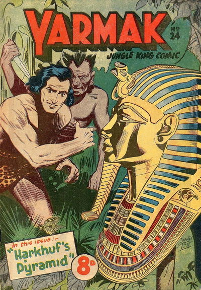 Yarmak Jungle King Comic (Youngs, 1949 series) #24 [October 1951]