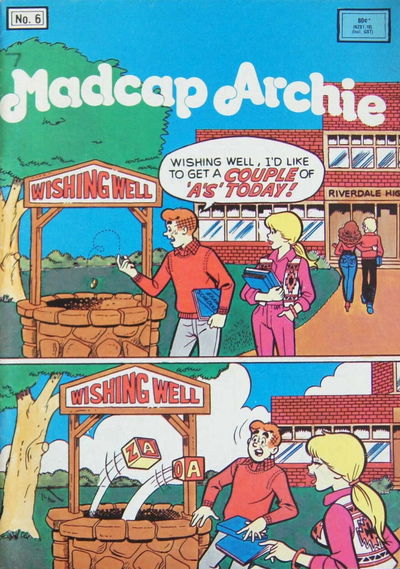 Madcap Archie (Yaffa/Page, 1982? series) #6 (June 1986)