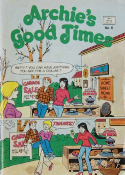 Archie's Good Times (Yaffa/Page, 1982? series) #6 [September 1984?]