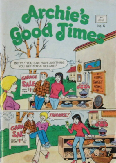Archie's Good Times  #6 ([September 1984?])