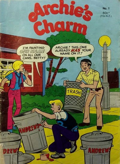 Archie's Charm (Yaffa, 1982? series) #1 September 1982