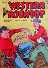 Western Roundup (Junior Readers, 1956 series) #5 January 1957