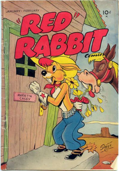 "Red" Rabbit Comics (Dearfield, 1947 series) #14 (January-February 1950)