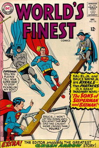 World's Finest Comics (DC, 1941 series)  #154 (December 1965) — The Sons of Superman and Batman