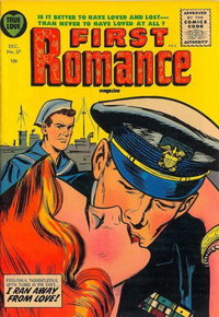 First Romance Magazine (Harvey, 1949 series)  #37 (December 1955)