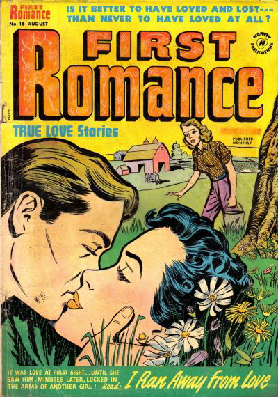 First Romance Magazine (Harvey, 1949 series) #16 August 1952