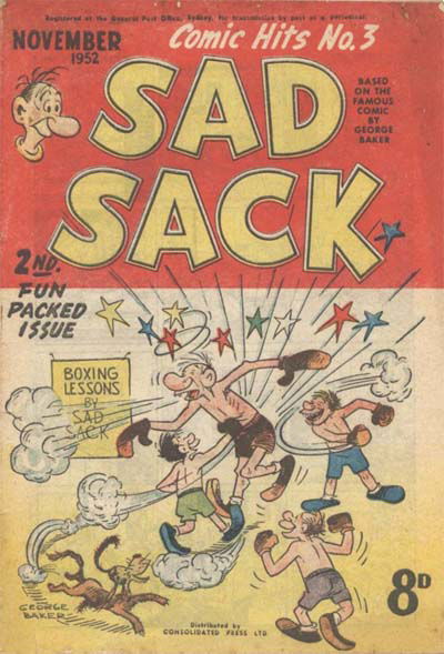 Comic Hits (Red Circle, 1952 series) #3 — Sad Sack November 1952