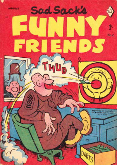 Sad Sack's Funny Friends (Junior Readers, 1958? series) #2 August 1958