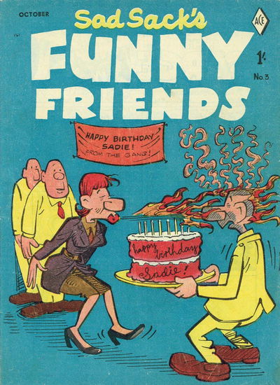 Sad Sack's Funny Friends (Junior Readers, 1958? series) #3 October 1958