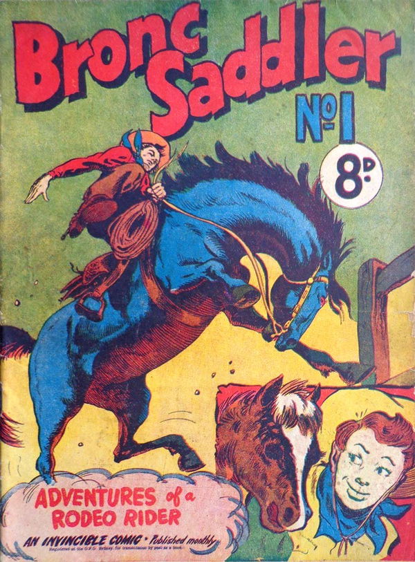 Bronc Saddler (Invincible, 1951? series) #1 ([October 1951])