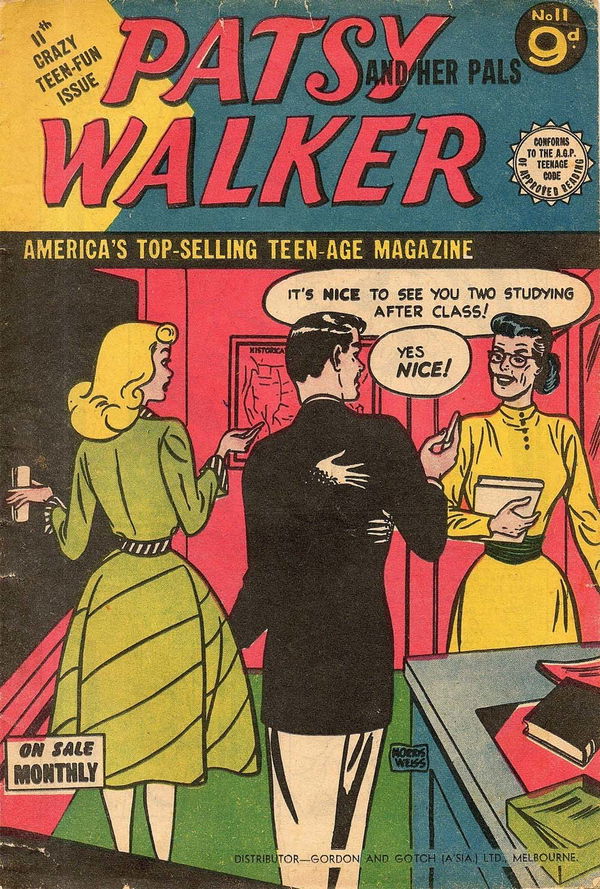 Patsy Walker and Her Pals (Horwitz, 1955? series) #11 ([November 1955?])