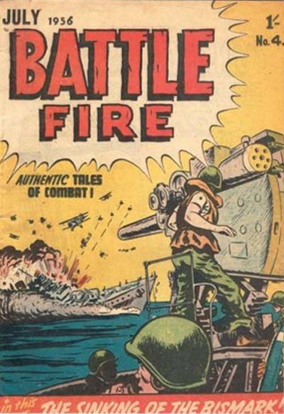 Battle Fire  #4 (July 1956)