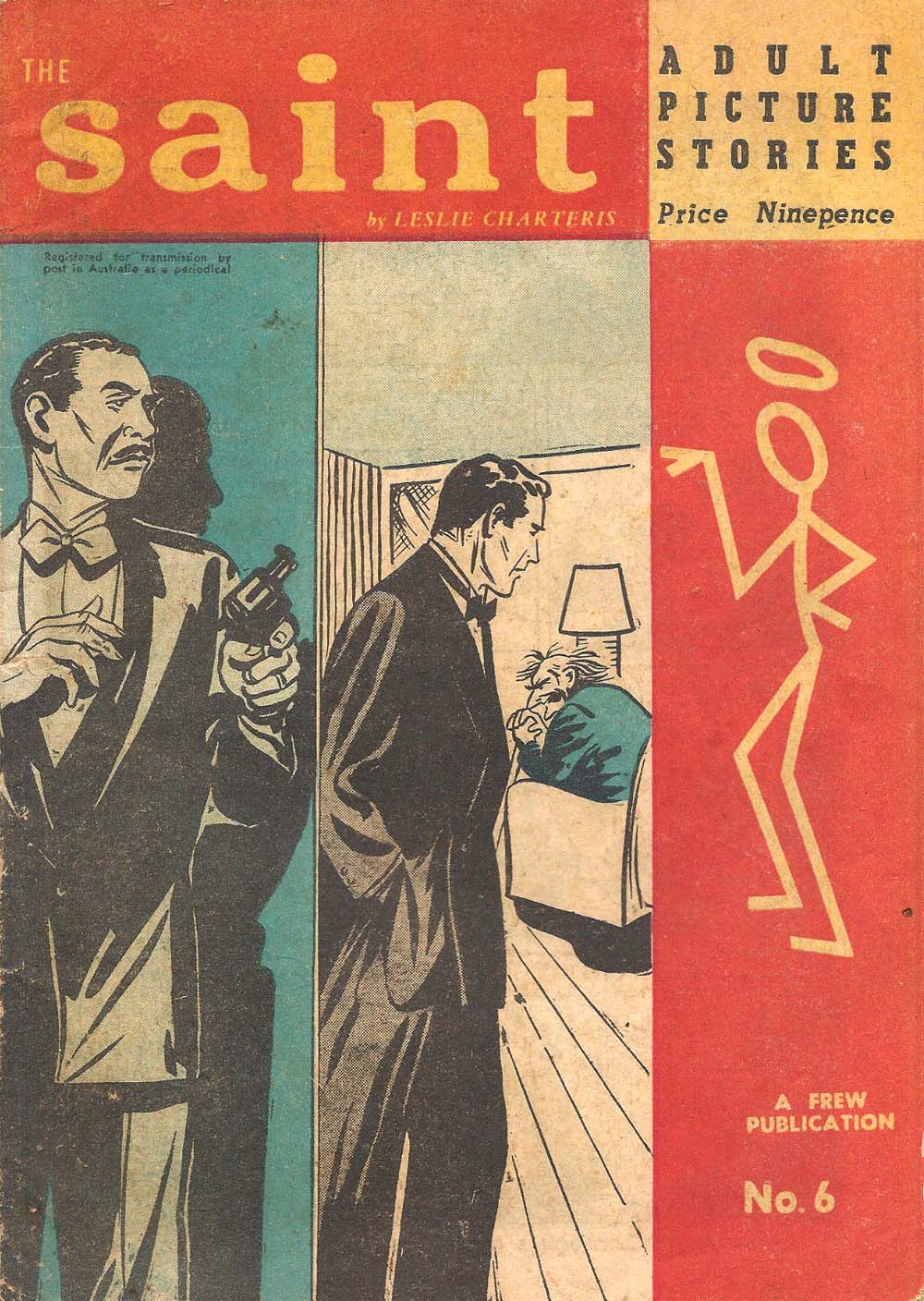 The Saint (Frew, 1953 series) #6 ([March 1954?])