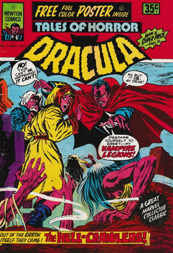 Tales of Horror Dracula (Newton, 1975 series) #7 (1 November 1975)