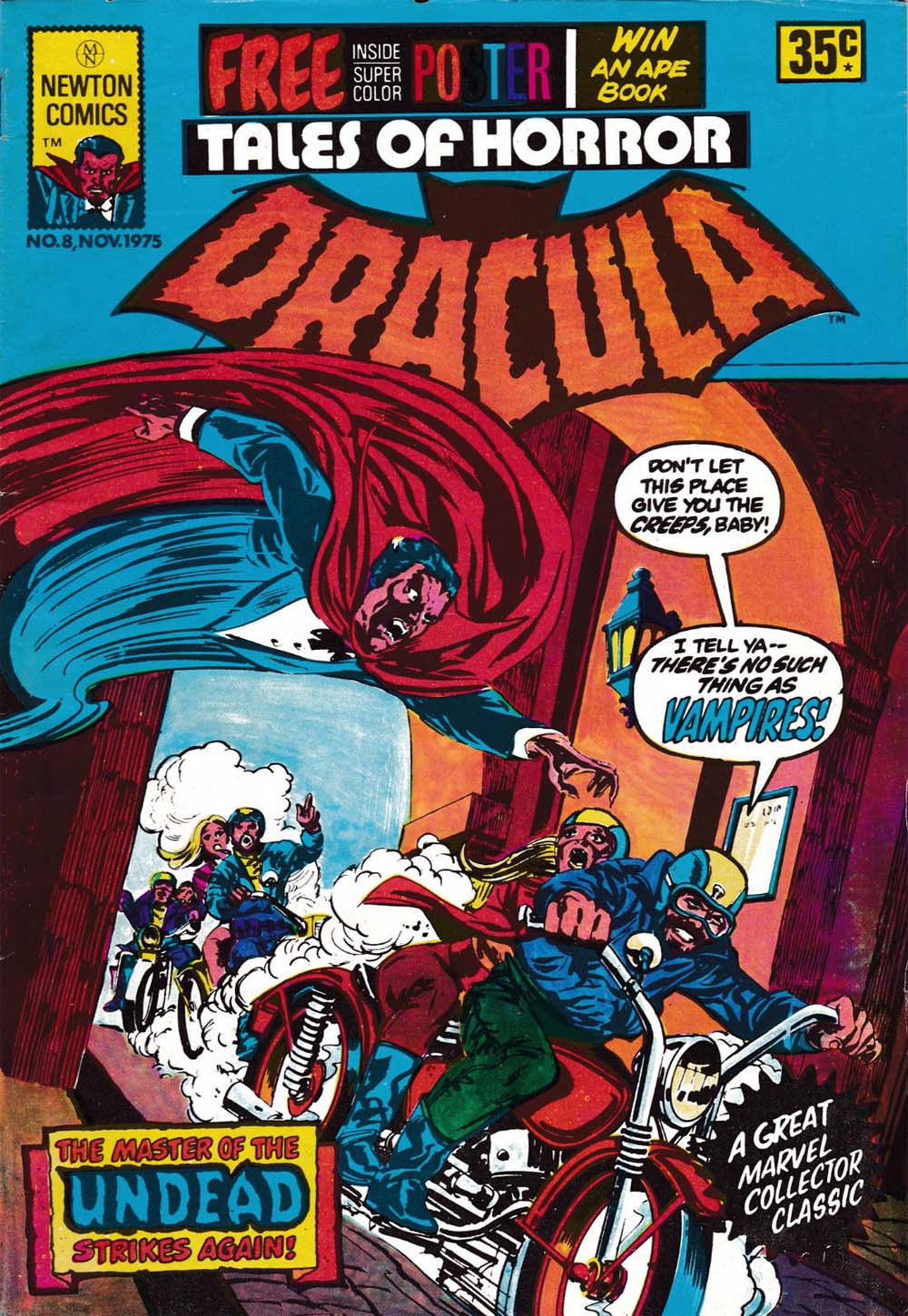Tales of Horror Dracula (Newton, 1975 series) #8 — Tales of Horror Dracula (November 1975)