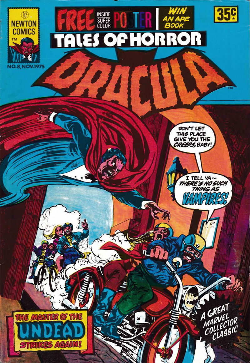 Tales of Horror Dracula (Newton, 1975 series) #8 — Tales of Horror Dracula (November 1975)
